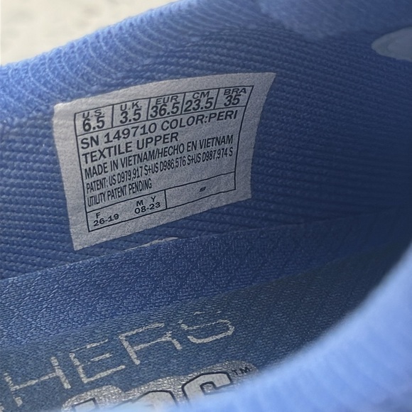 Women's Skechers, Slip-ins Go Walk Flex Baby Blue & White Size 6.5 US - Picture 8 of 9